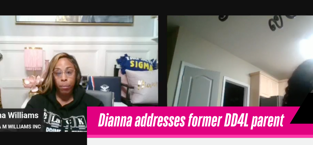 dianna williams sits for a live stream