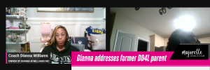 dianna williams sits for a live stream