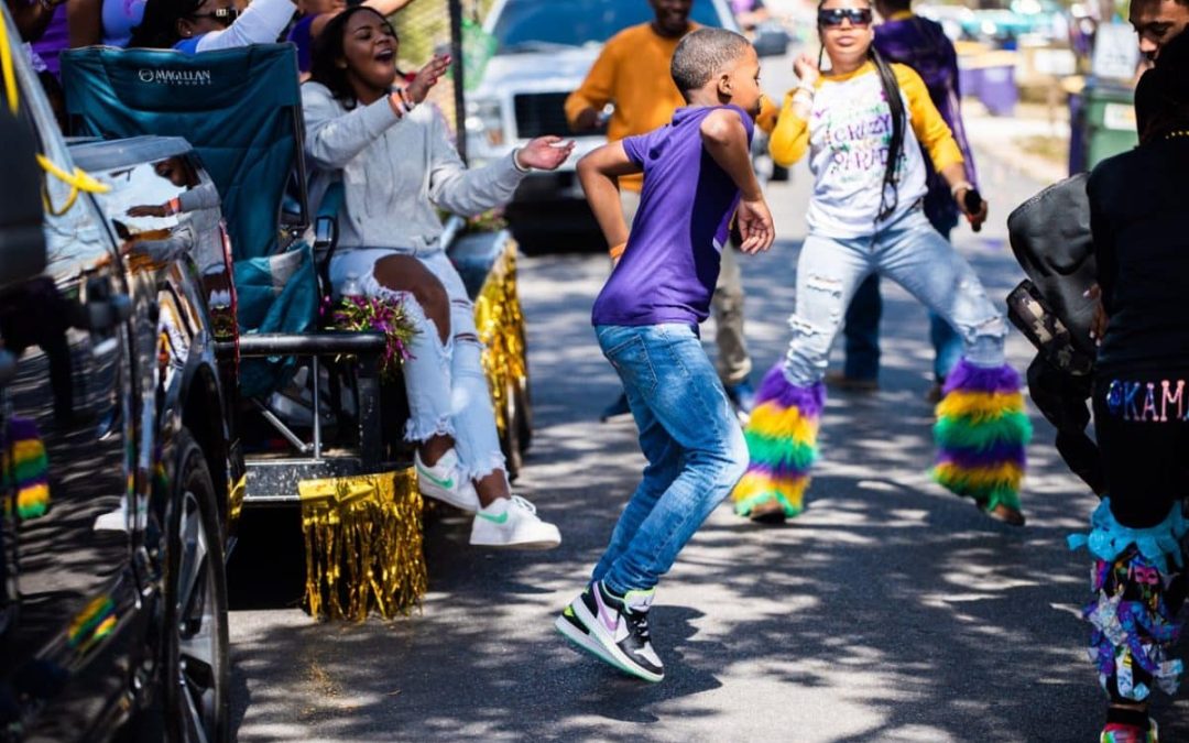 majorette dancers dancing in Lake Charles