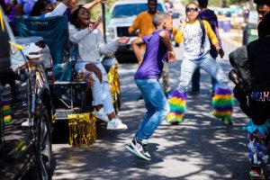 majorette dancers dancing in Lake Charles