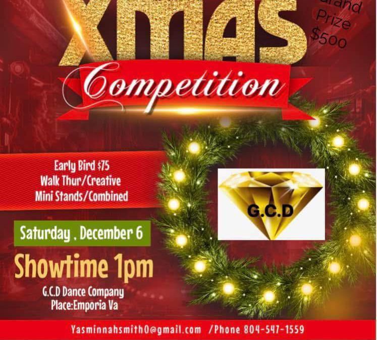xmas competition event flyer