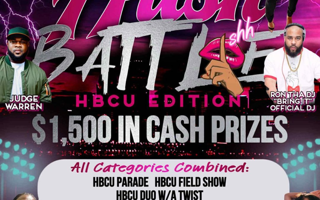 Hush battle dance competition flyer