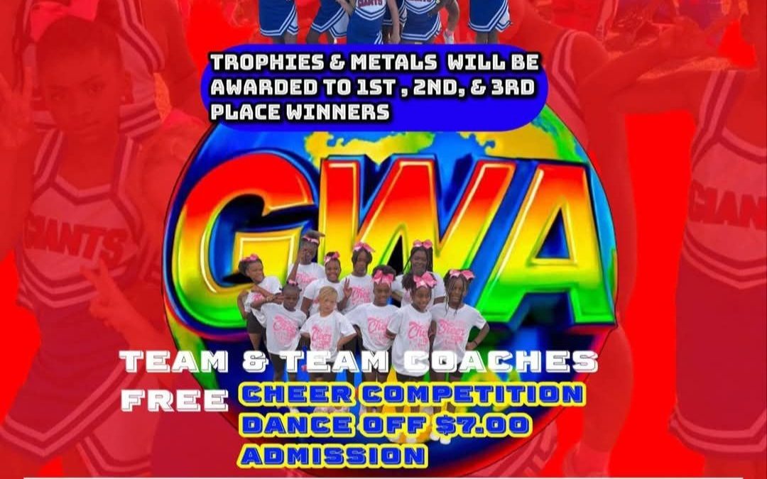 GWA cheer dance competition flyer