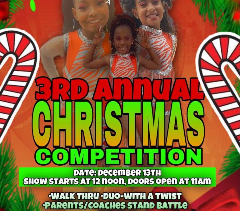 christmas dance competition flyer