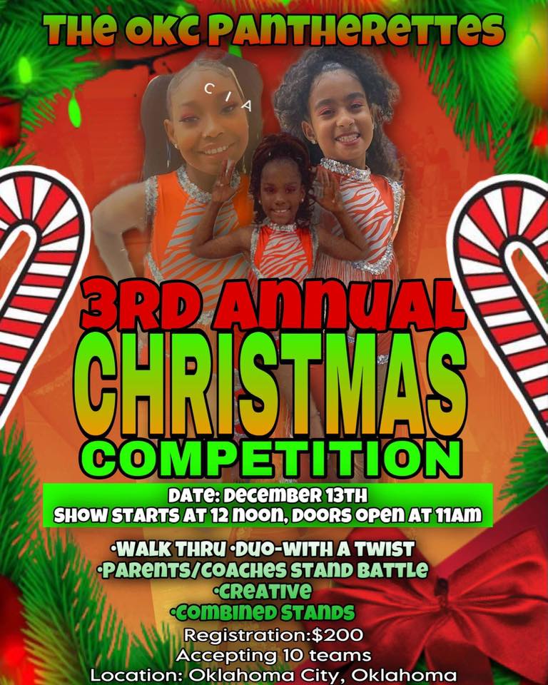 christmas dance competition flyer
