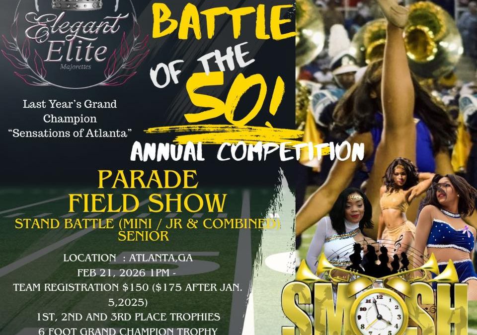 Battle of the 50 Annual Competition flyer