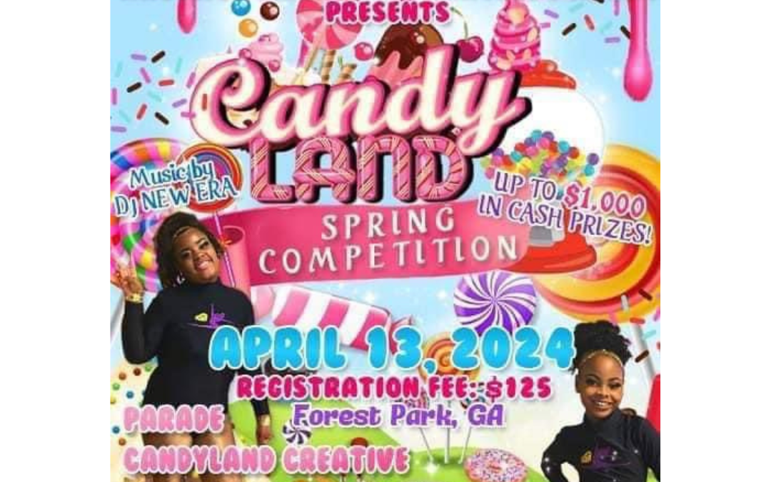 Candy Land Spring Competition majorette dance