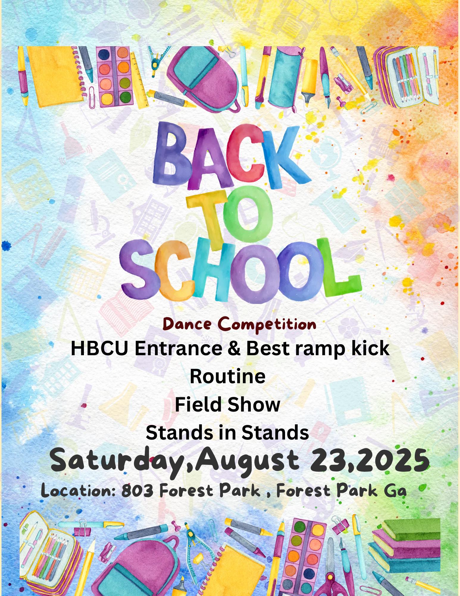 Back to School Dance Competition
