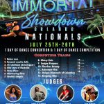Immortal Showdown National Majorette dance competition flyer