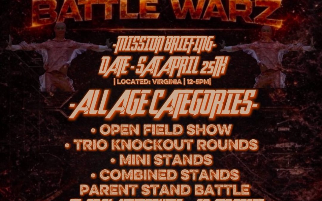 atomic bomb dance competition flyer taking place in Virginia